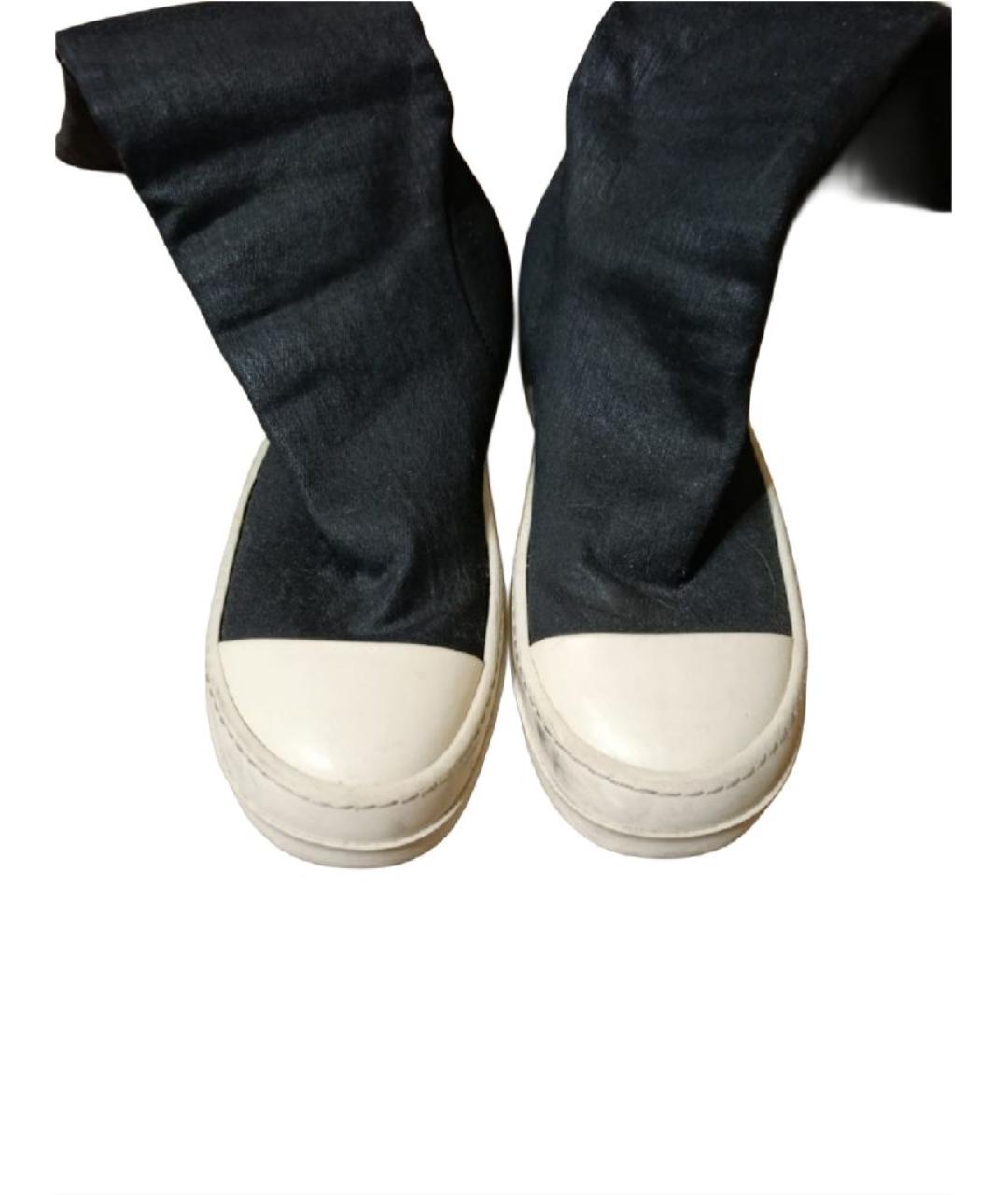 RICK OWENS DRKSHDW Черные кеды, фото 3