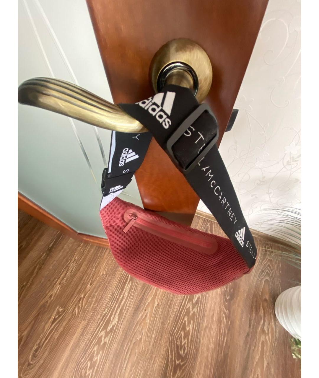 ADIDAS BY STELLA MCCARTNEY Бордовая поясная сумка, фото 2
