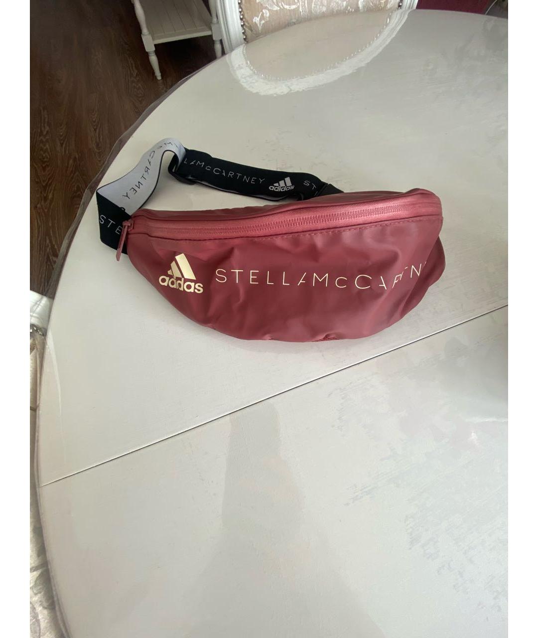 ADIDAS BY STELLA MCCARTNEY Бордовая поясная сумка, фото 5