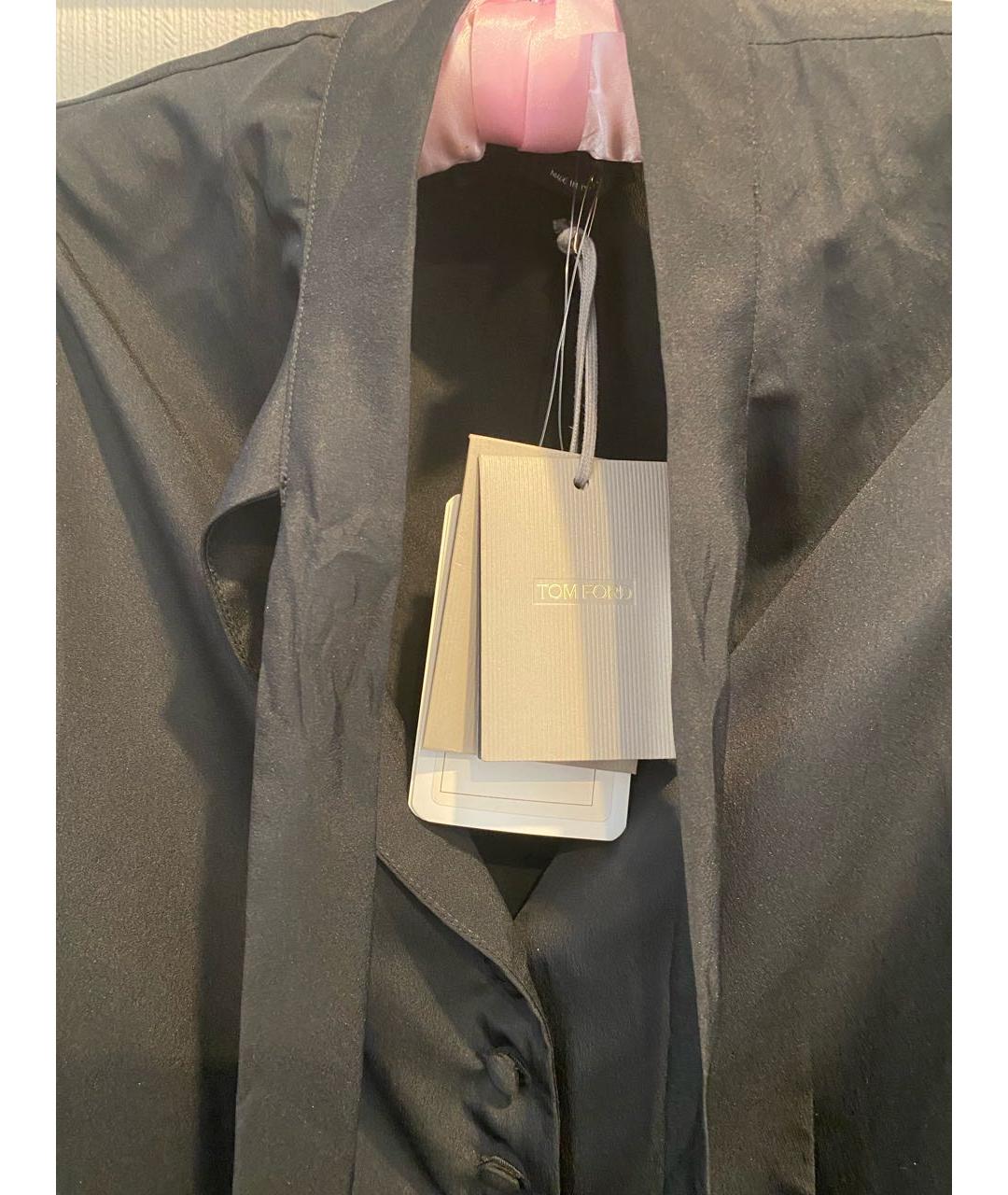 TOM FORD Черная полиэстеровая блузы, фото 6