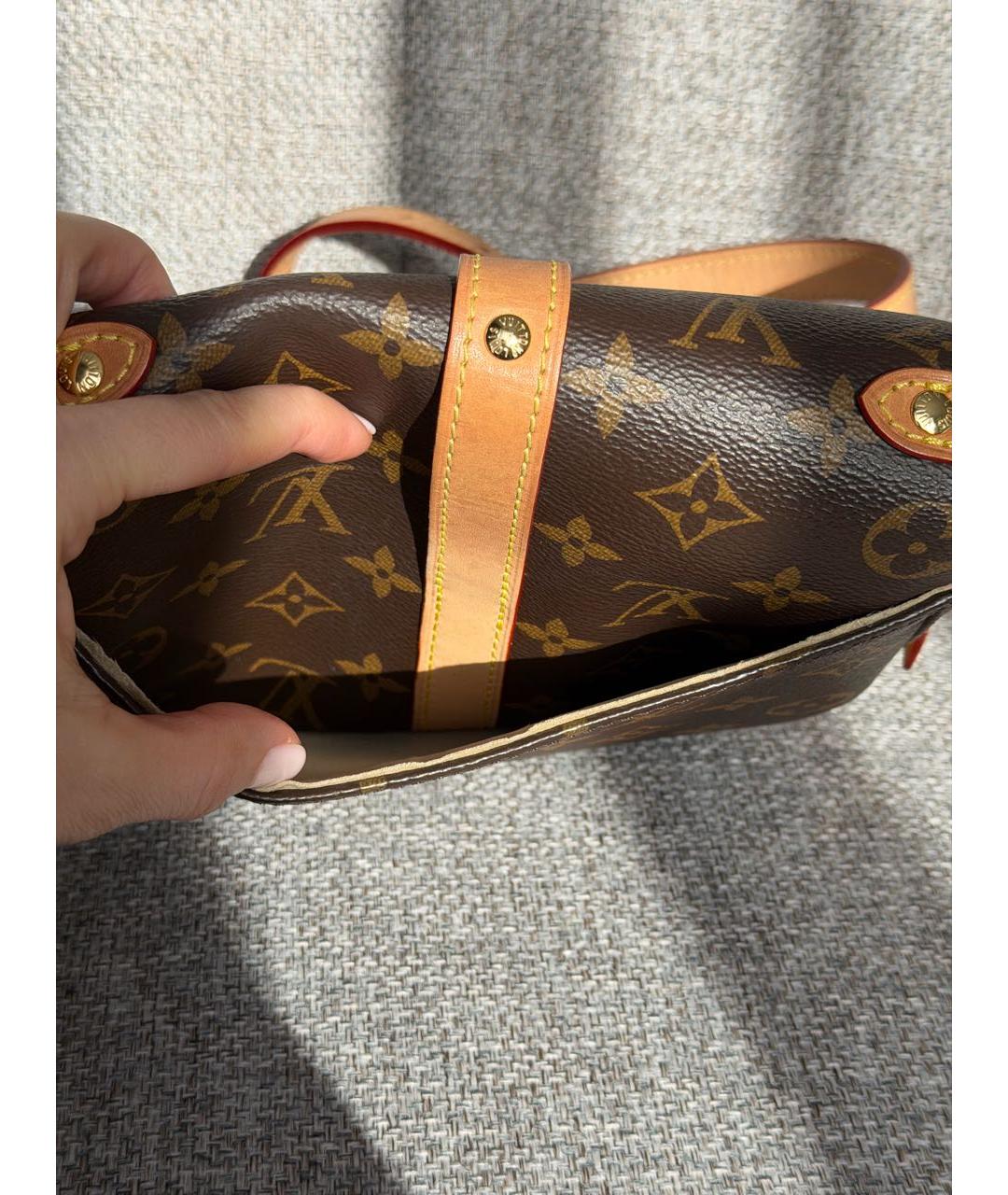 LOUIS VUITTON Коричневая сумка через плечо, фото 2
