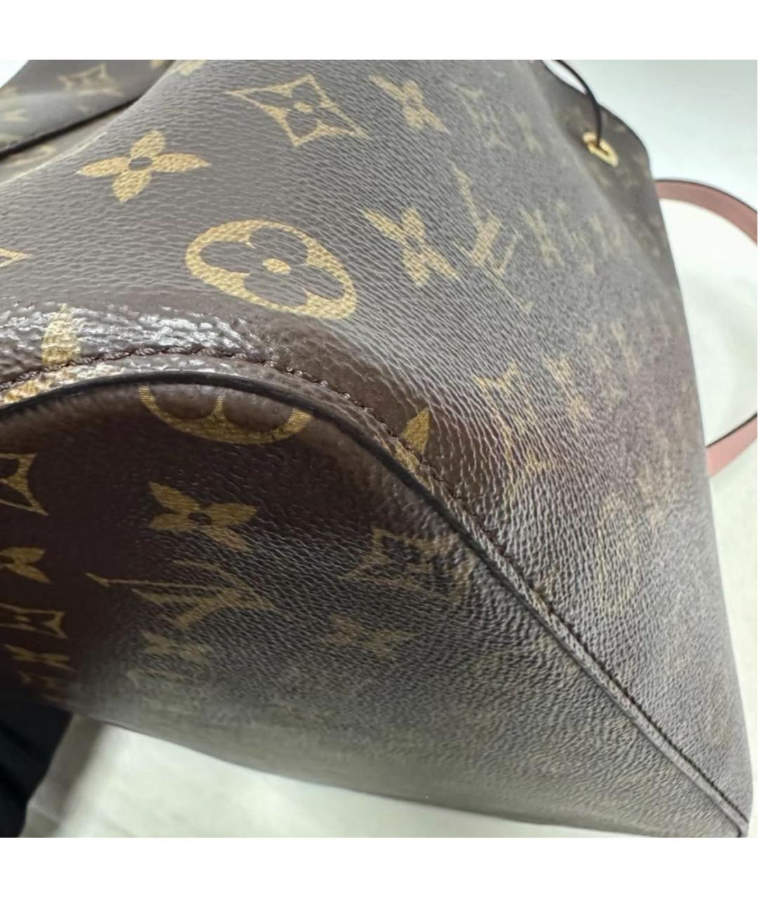 LOUIS VUITTON Коричневая сумка через плечо, фото 4