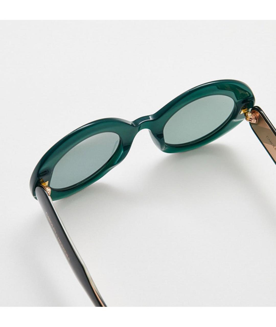 CAROLINA HERRERA Зеленые пластиковые солнцезащитные очки, фото 3
