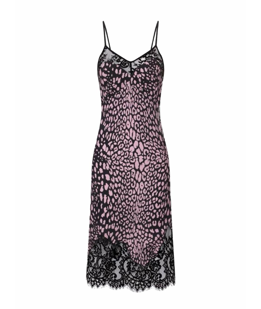 MCQ ALEXANDER MCQUEEN Черное вискозное коктейльное платье, фото 1