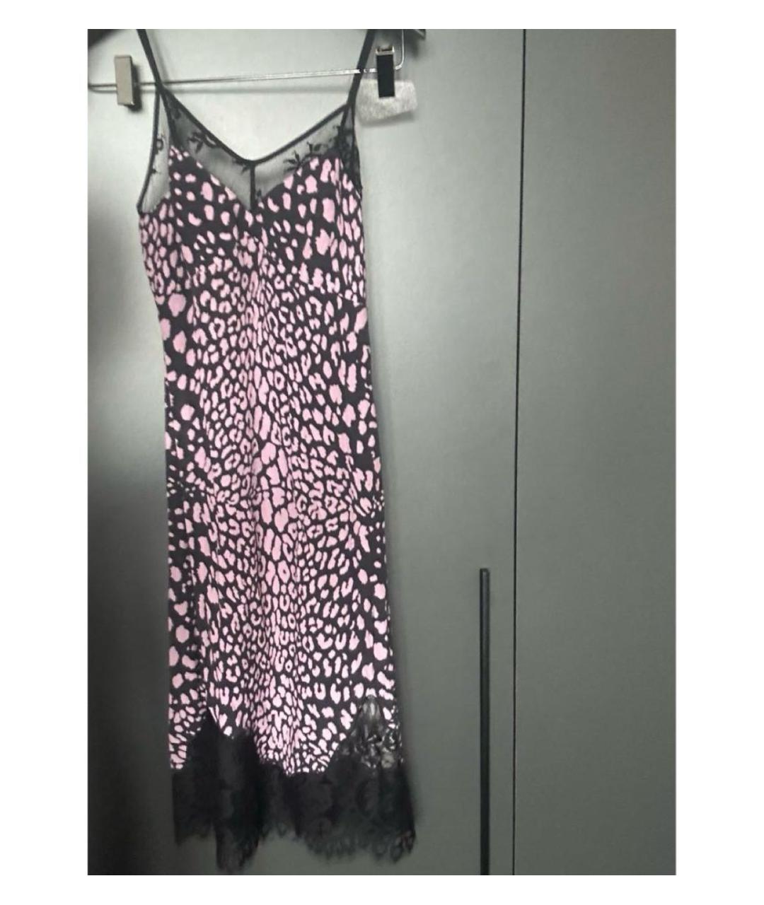 MCQ ALEXANDER MCQUEEN Черное вискозное коктейльное платье, фото 2