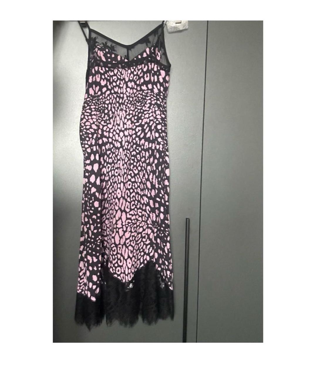 MCQ ALEXANDER MCQUEEN Черное вискозное коктейльное платье, фото 3