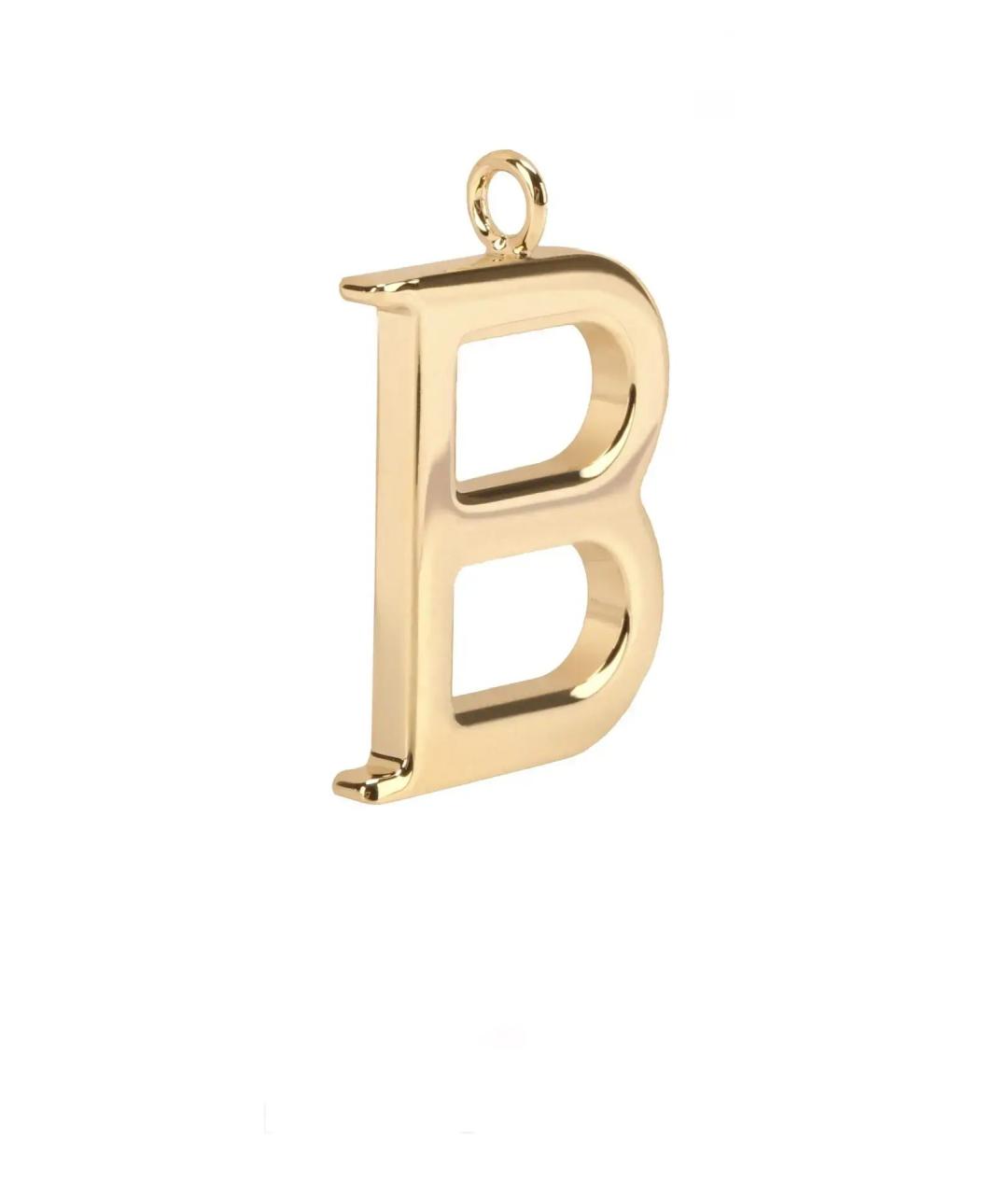 CHLOE Золотой латунный кулон, фото 1