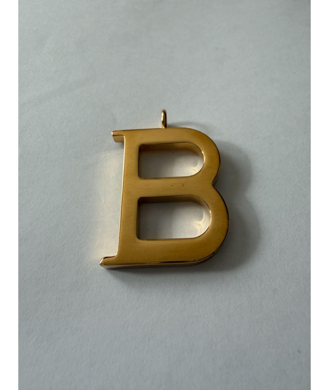 CHLOE Золотой латунный кулон, фото 2