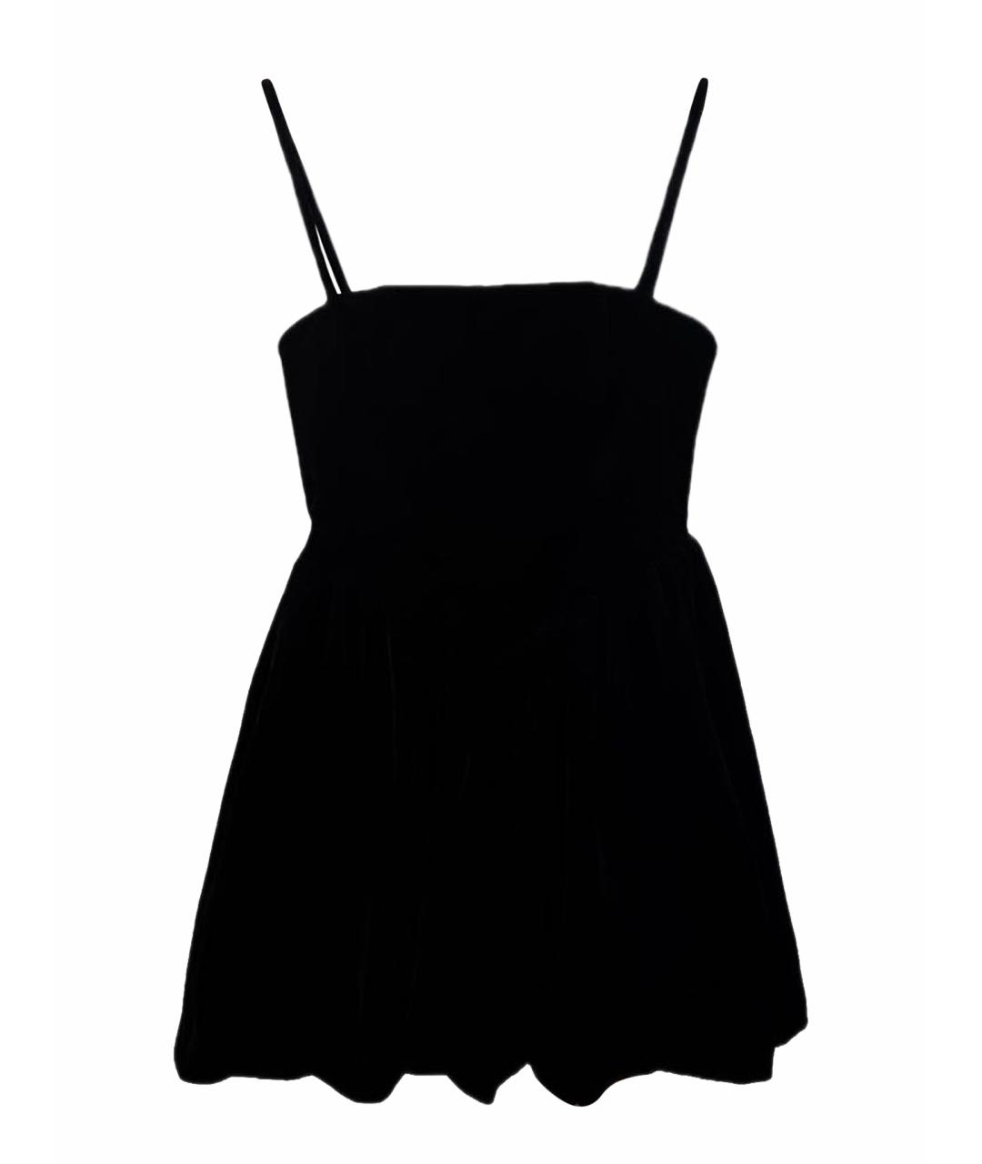 12 STOREEZ Черное бархатное коктейльное платье, фото 1