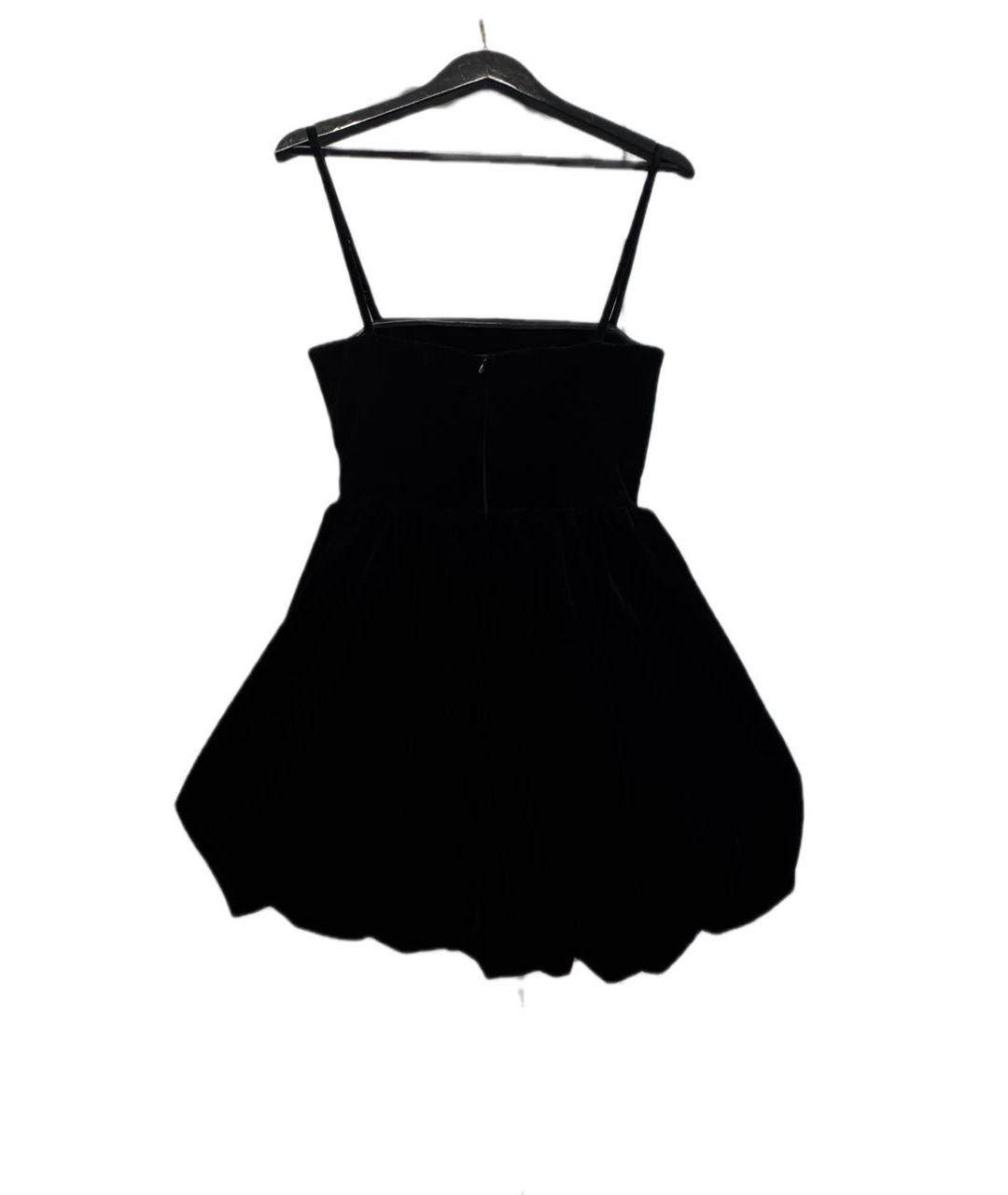 12 STOREEZ Черное бархатное коктейльное платье, фото 2