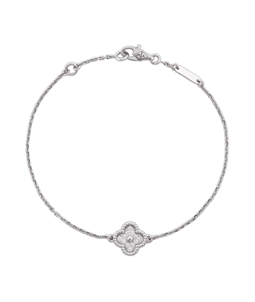 VAN CLEEF & ARPELS Серебрянный браслет из белого золота, фото 1