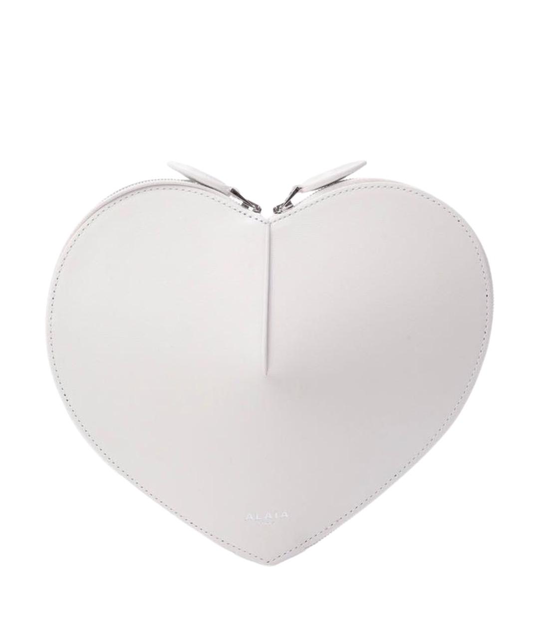 ALAIA Белая кожаная сумка через плечо, фото 1