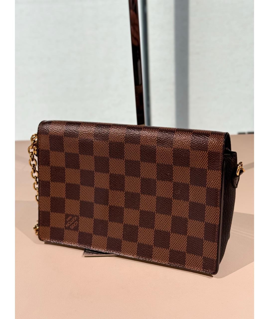 LOUIS VUITTON Коричневая сумка через плечо, фото 6