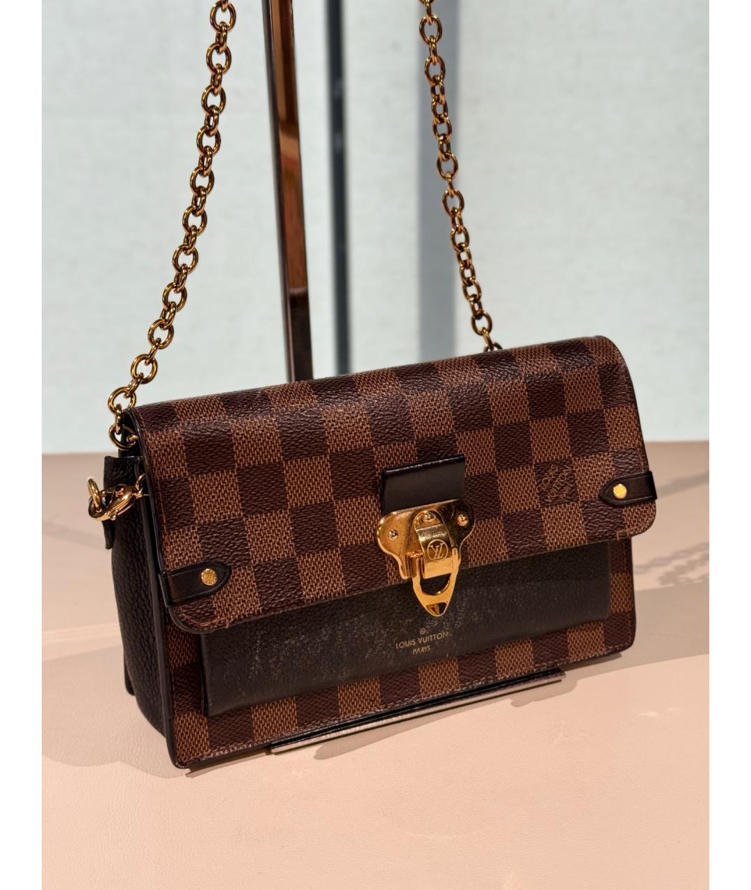 LOUIS VUITTON Коричневая сумка через плечо, фото 3