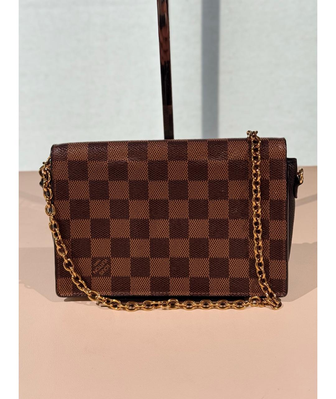 LOUIS VUITTON Коричневая сумка через плечо, фото 5