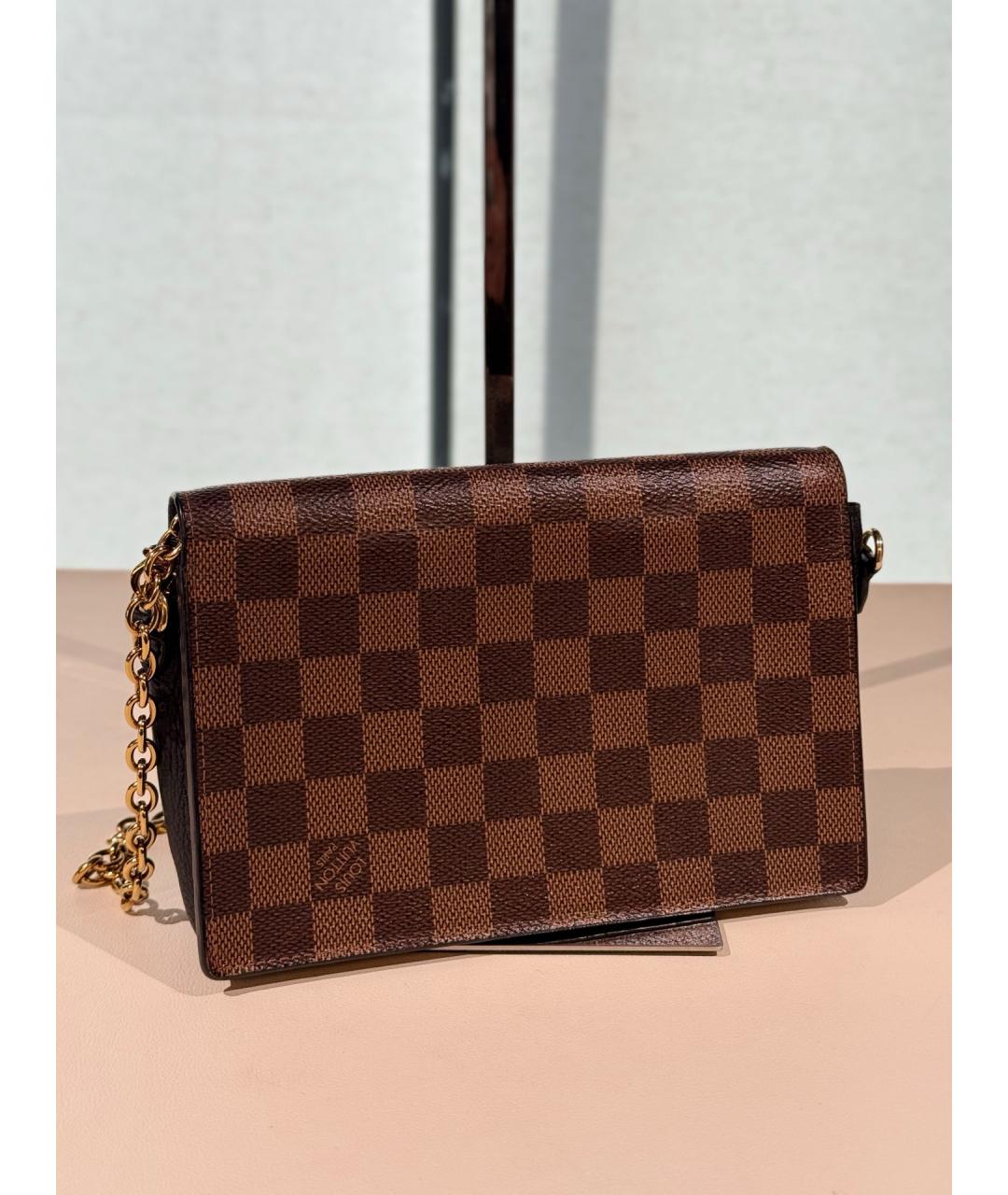 LOUIS VUITTON Коричневая сумка через плечо, фото 7