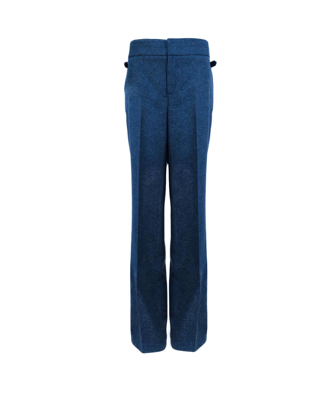 GUCCI Синий шерстяной костюм с брюками, фото 4