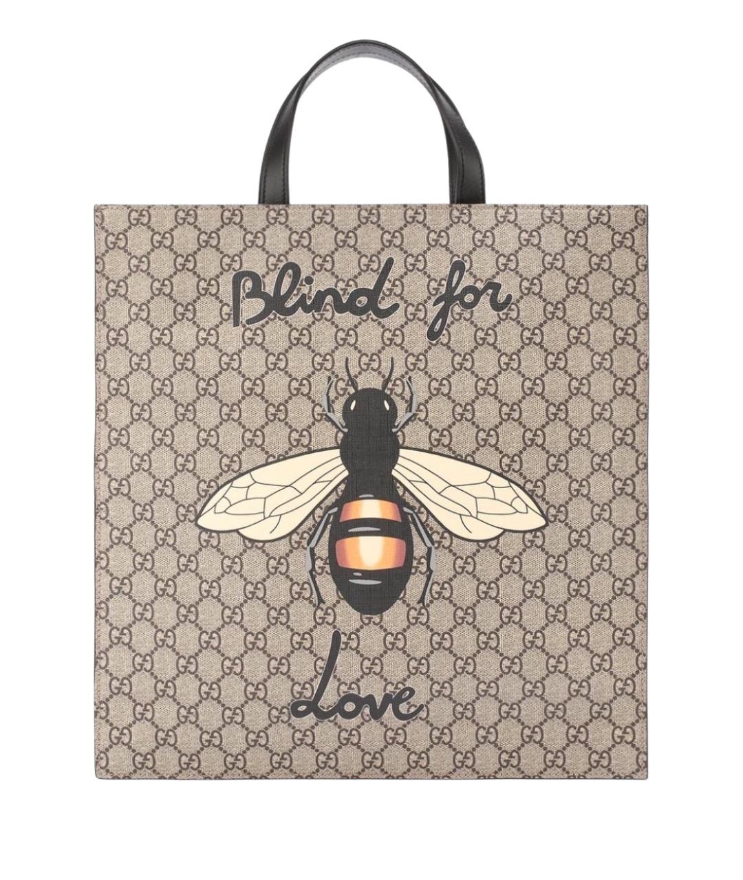 GUCCI Бежевая сумка тоут, фото 1