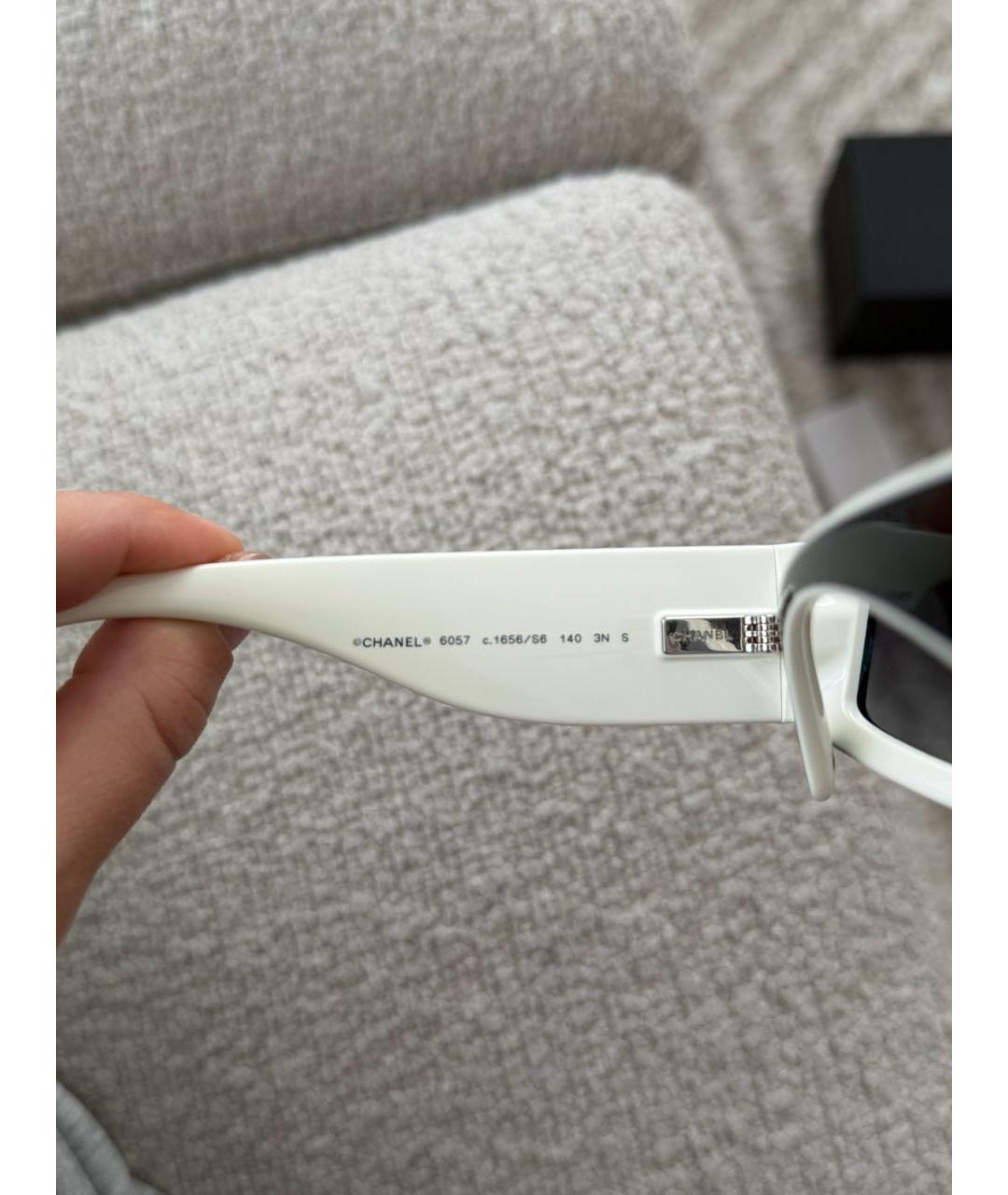 CHANEL Черные пластиковые солнцезащитные очки, фото 6