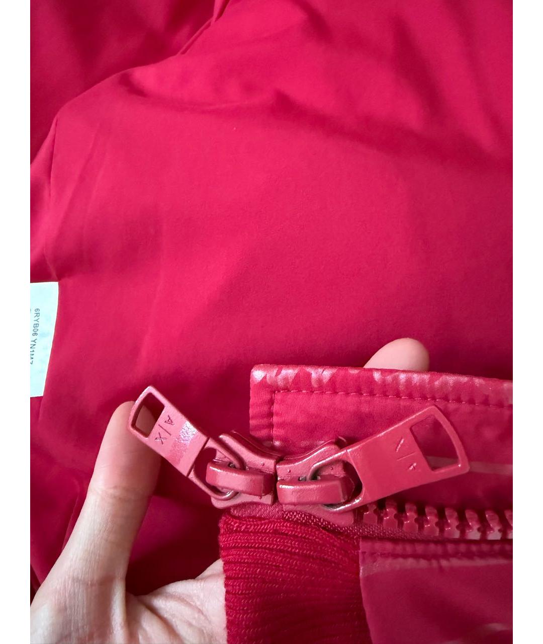 ARMANI EXCHANGE Красная полиэстеровая куртка, фото 7
