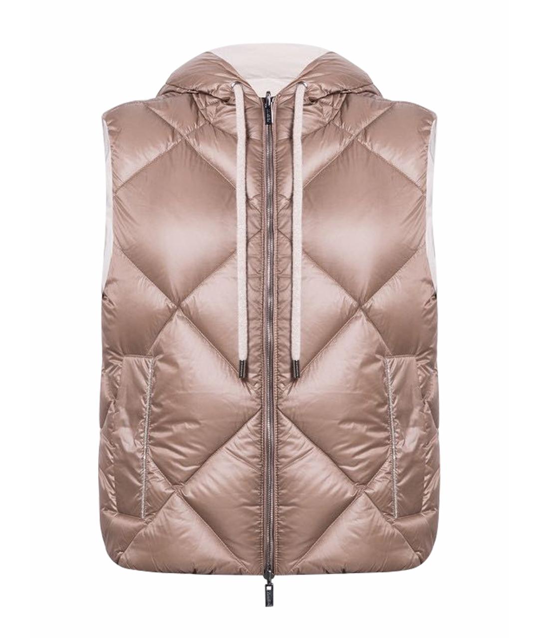 PESERICO Бежевый жилет, фото 1