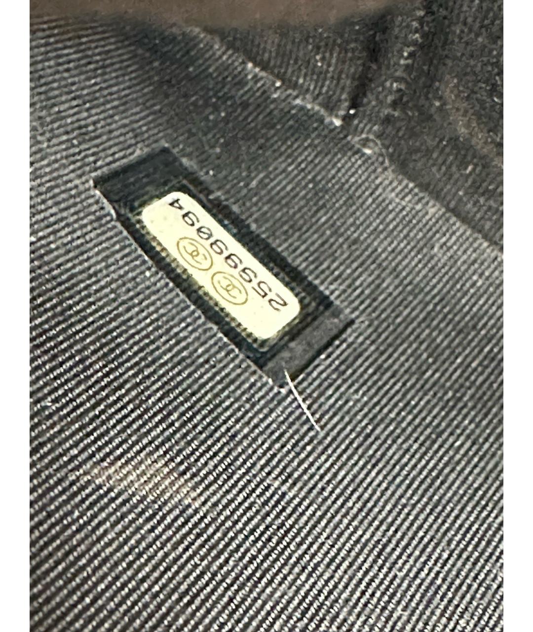 CHANEL Черная кожаная сумка через плечо, фото 3