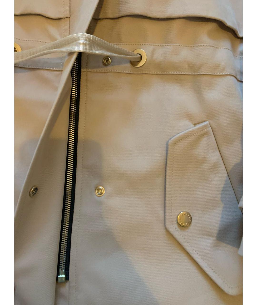 SANDRO Бежевый хлопковый тренч/плащ, фото 6