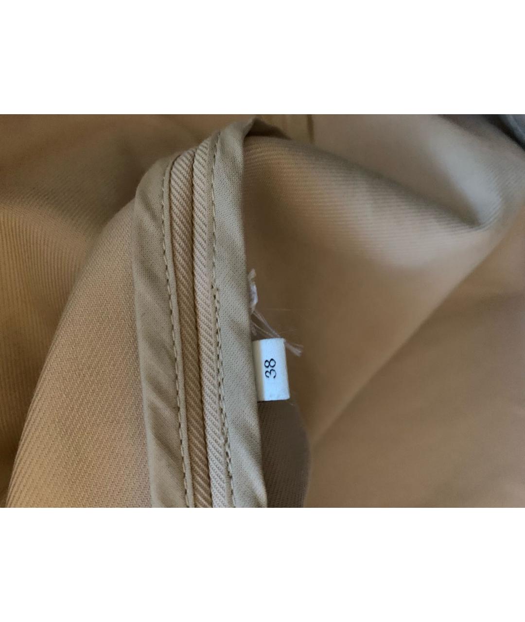 SANDRO Бежевый хлопковый тренч/плащ, фото 5