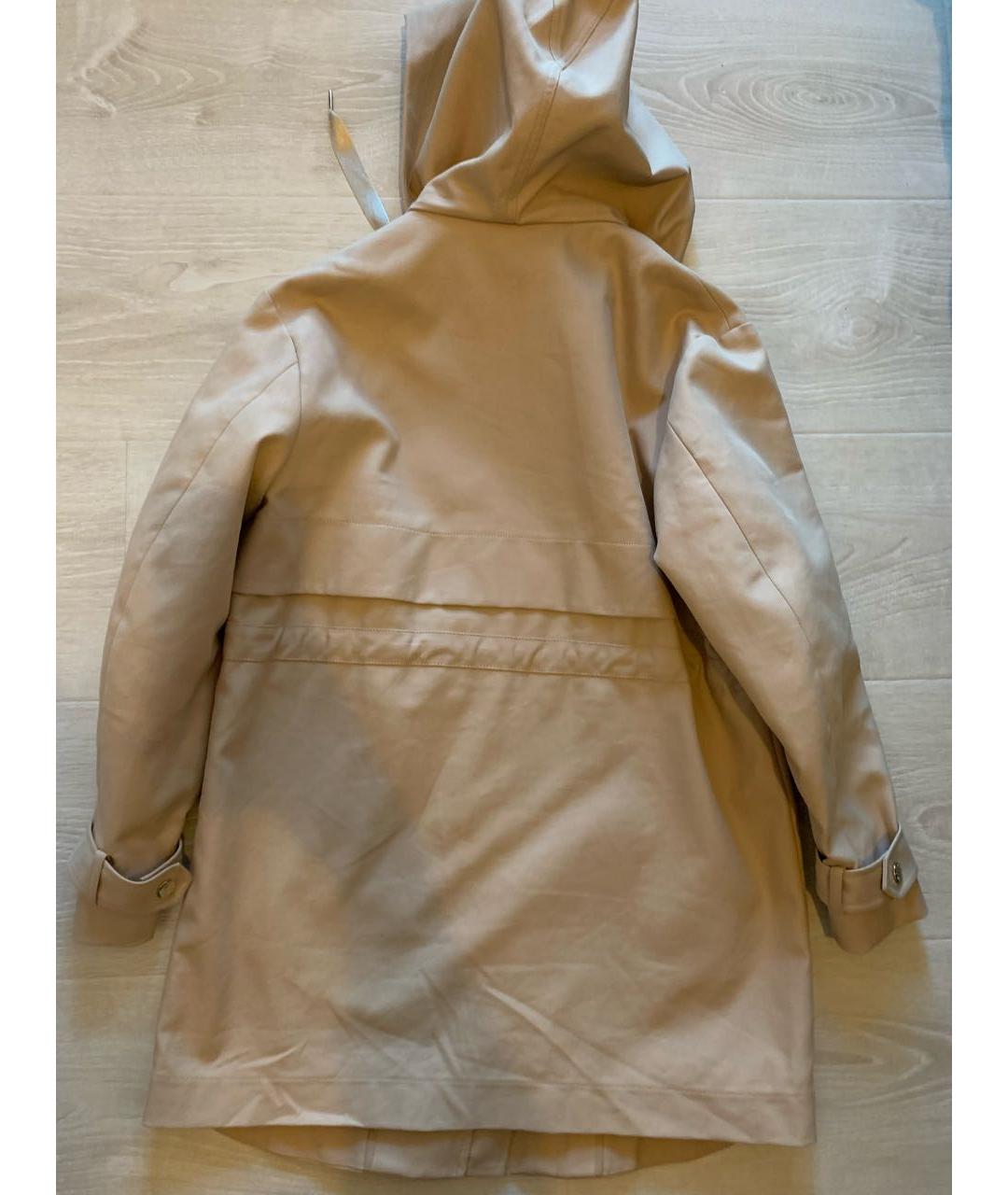 SANDRO Бежевый хлопковый тренч/плащ, фото 2