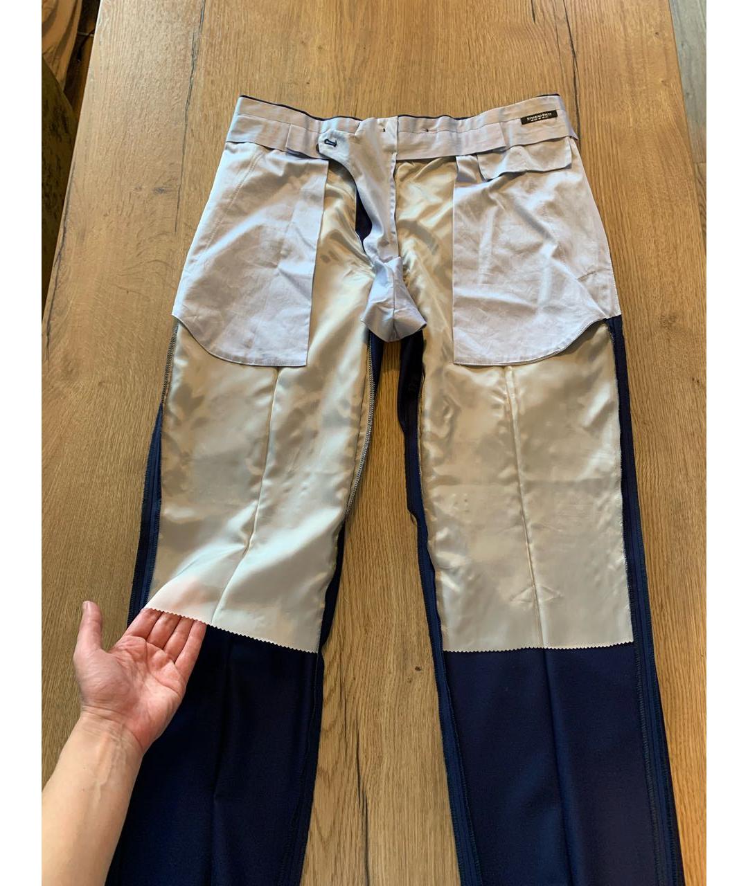 STEFANO RICCI Синий классический костюм, фото 8