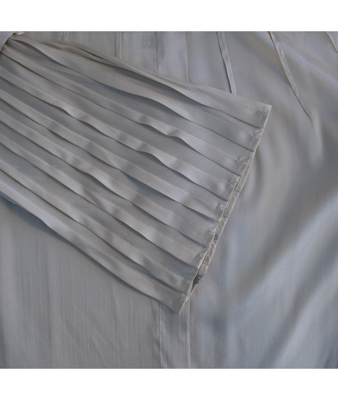 GUCCI Бежевая шелковая блузы, фото 5