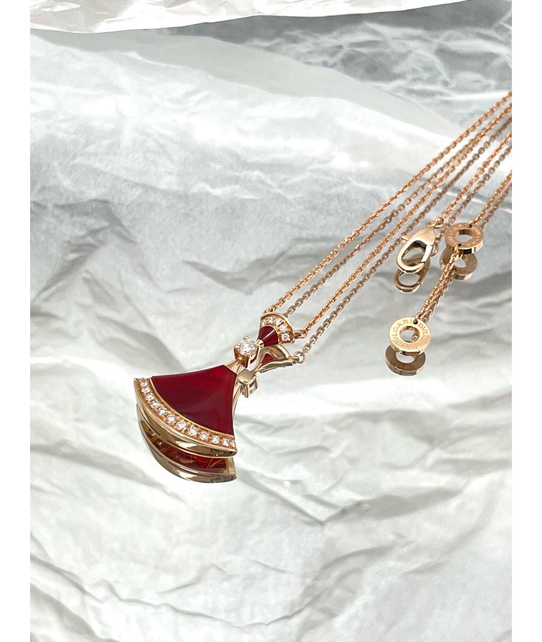 BVLGARI Золотое колье из розового золота, фото 3
