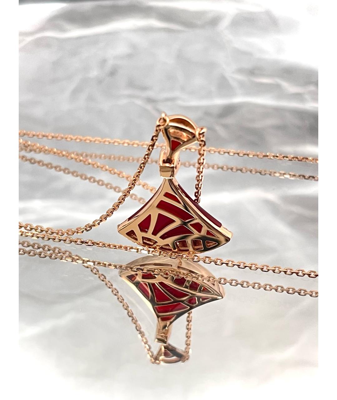BVLGARI Золотое колье из розового золота, фото 5