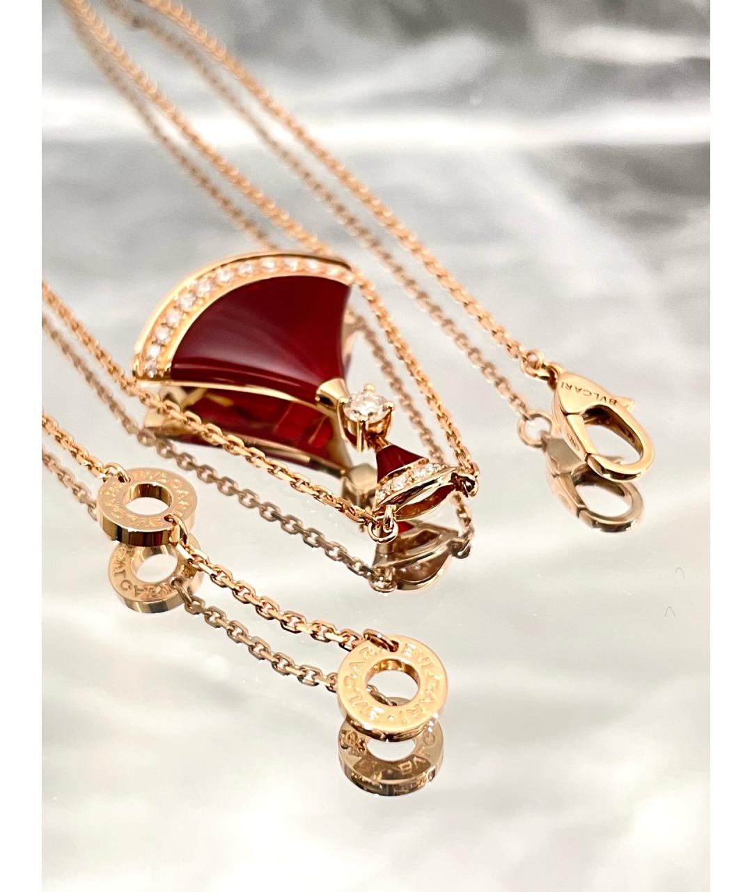 BVLGARI Золотое колье из розового золота, фото 6