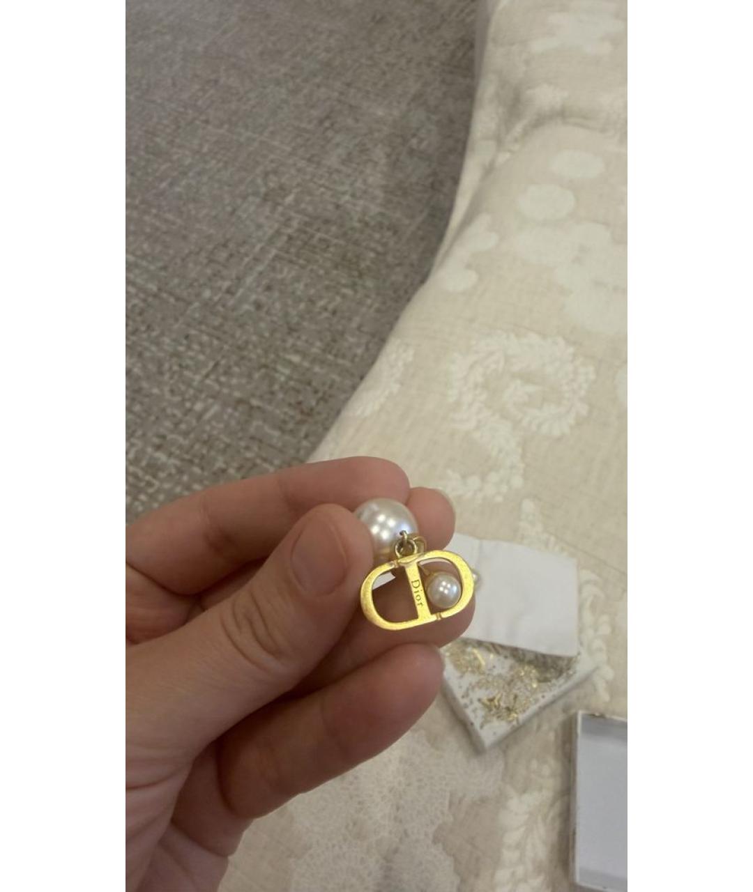 CHRISTIAN DIOR Золотые серьги, фото 6