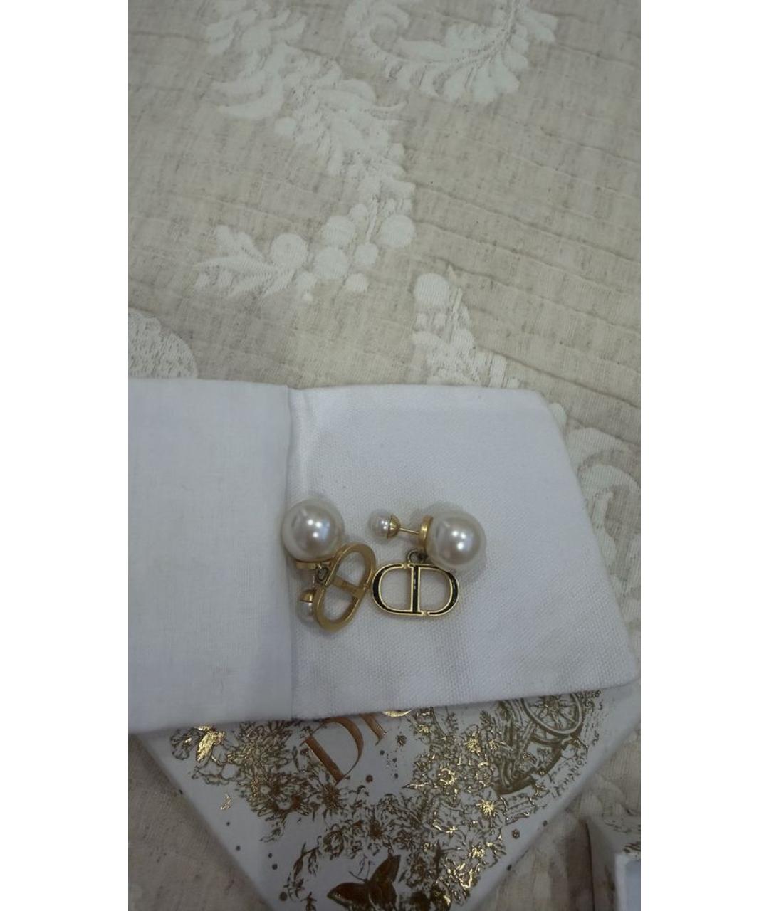 CHRISTIAN DIOR Золотые серьги, фото 5