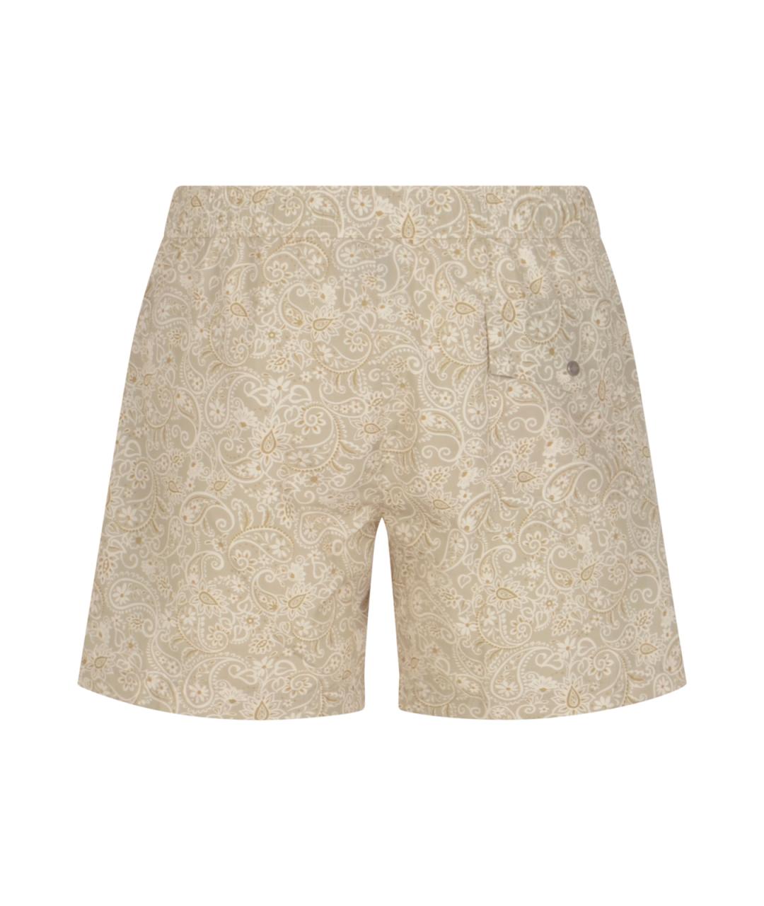 MONCLER Белые полиэстеровые плавки, фото 2