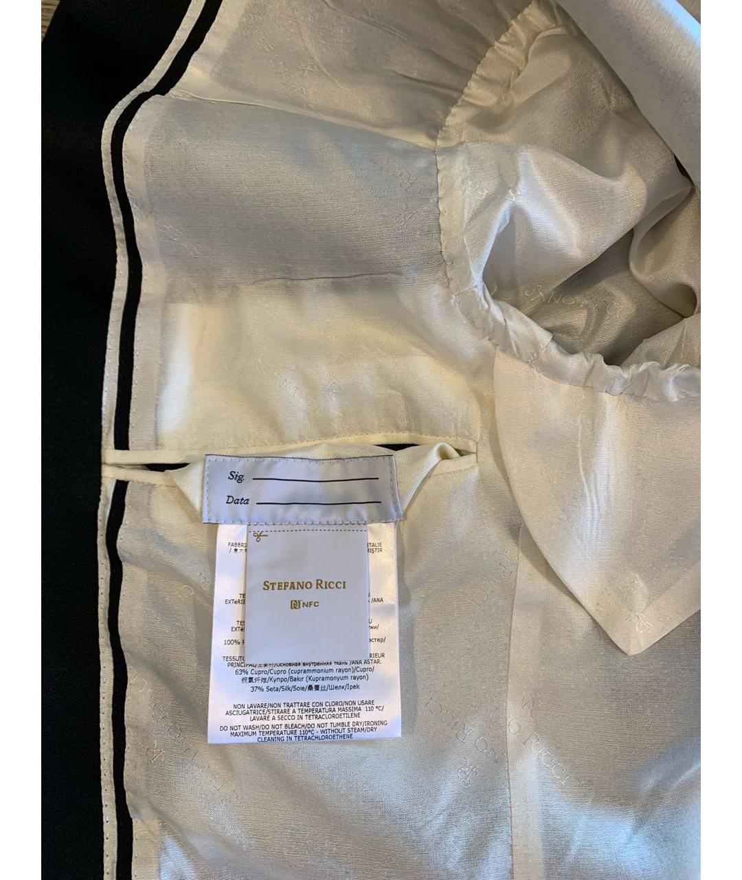 STEFANO RICCI Черный классический костюм, фото 5