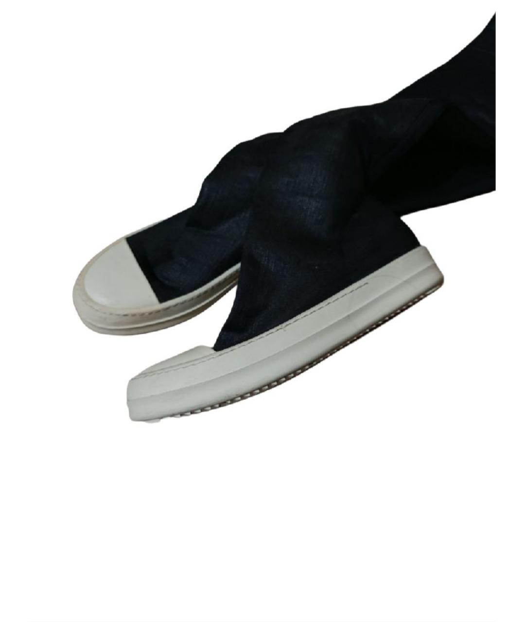 RICK OWENS DRKSHDW Черные ботфорты, фото 7