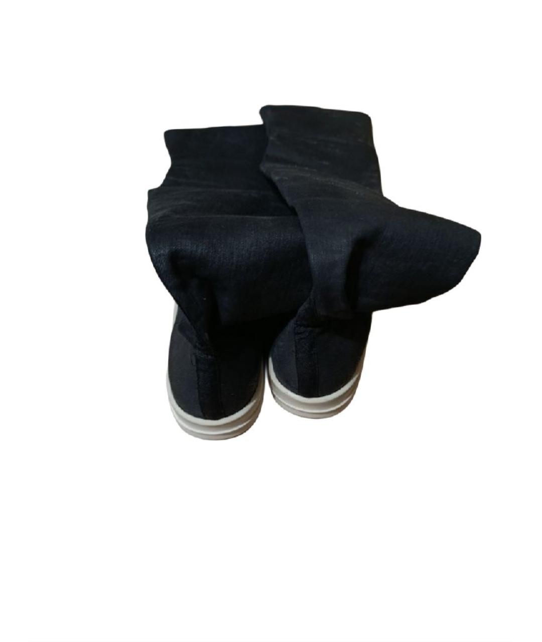 RICK OWENS DRKSHDW Черные ботфорты, фото 4