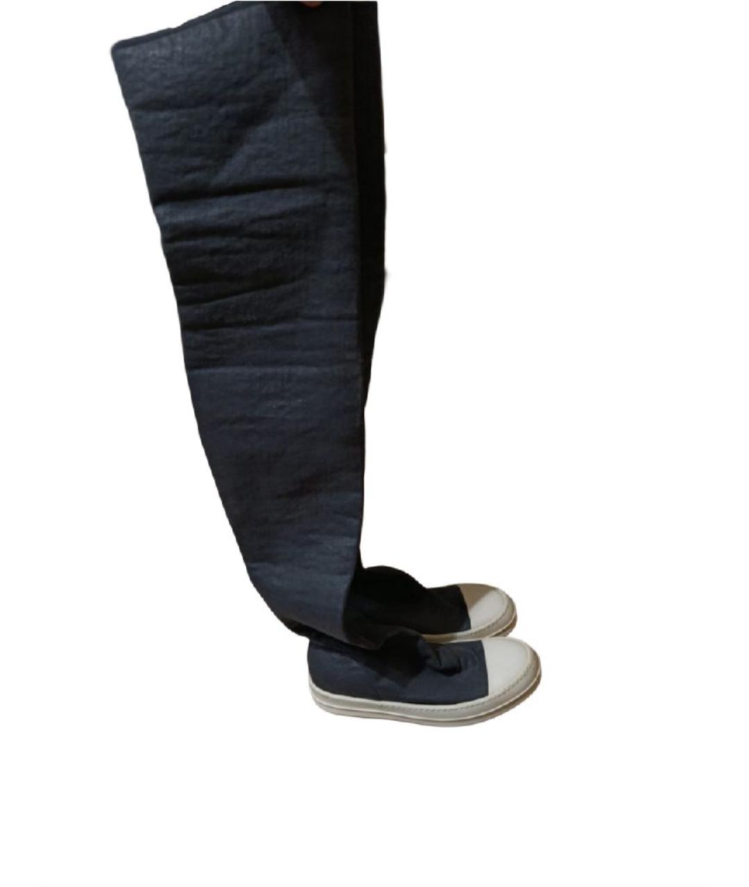 RICK OWENS DRKSHDW Черные ботфорты, фото 1