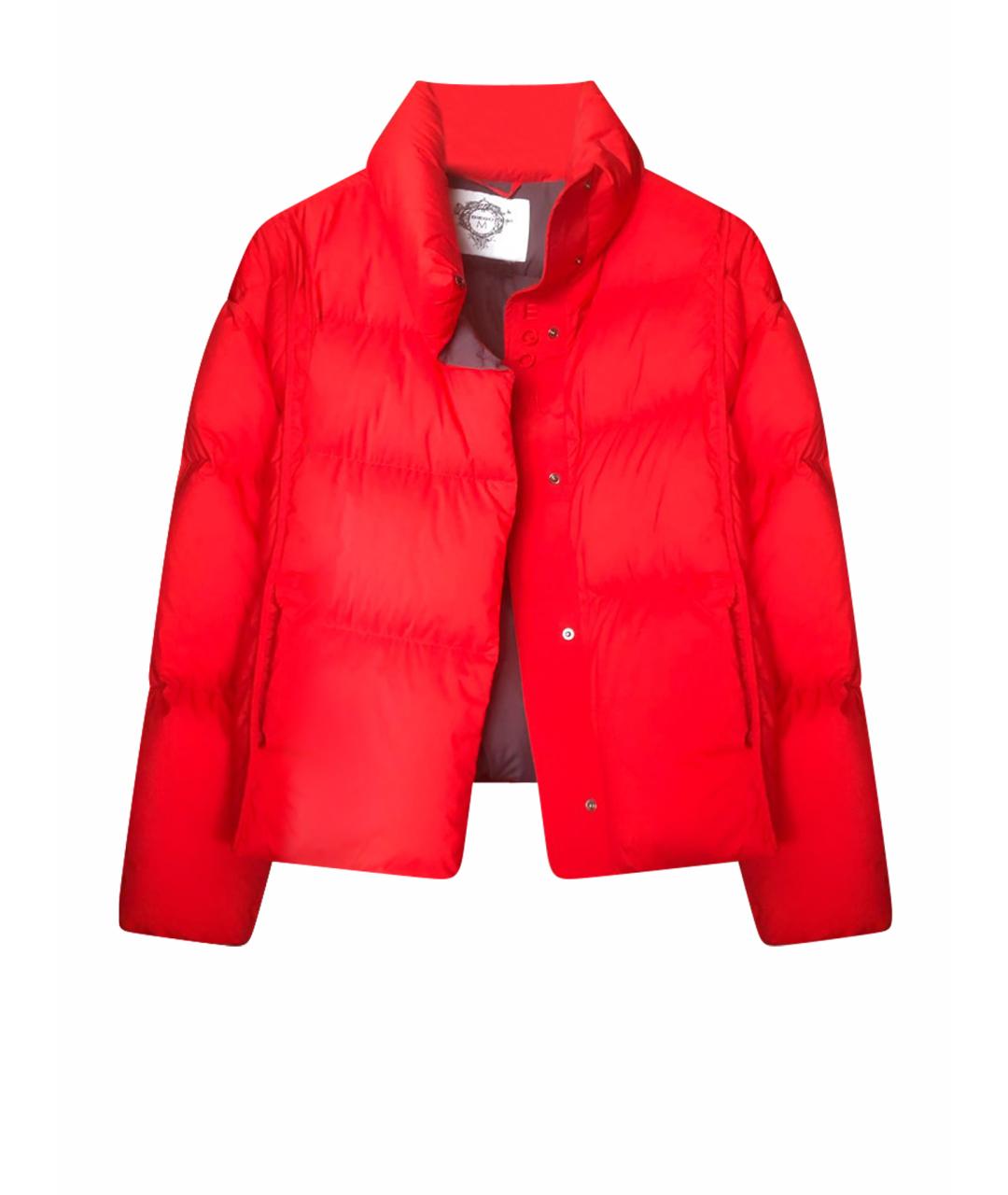 DIEGO M Красный полиэстеровый пуховик, фото 1