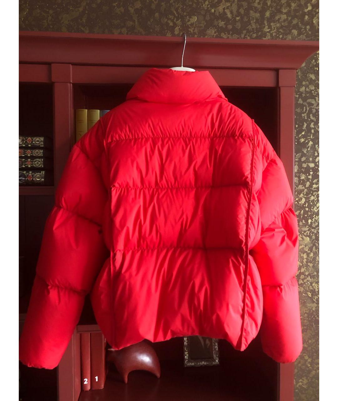 DIEGO M Красный полиэстеровый пуховик, фото 2