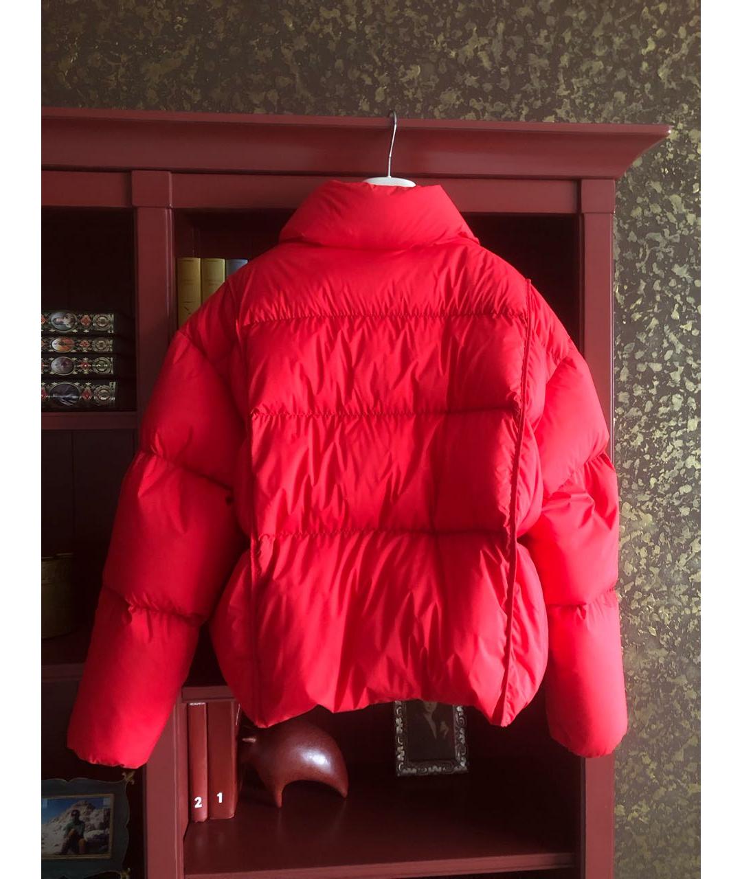 DIEGO M Красный полиэстеровый пуховик, фото 7