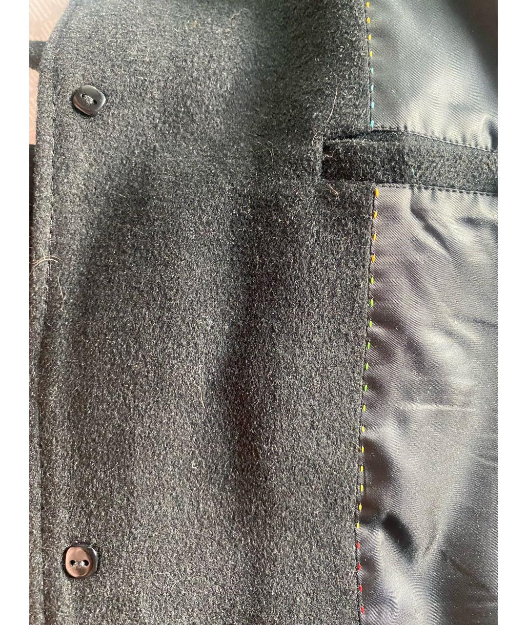 GIORGIO ARMANI Черное кашемировое пальто, фото 5