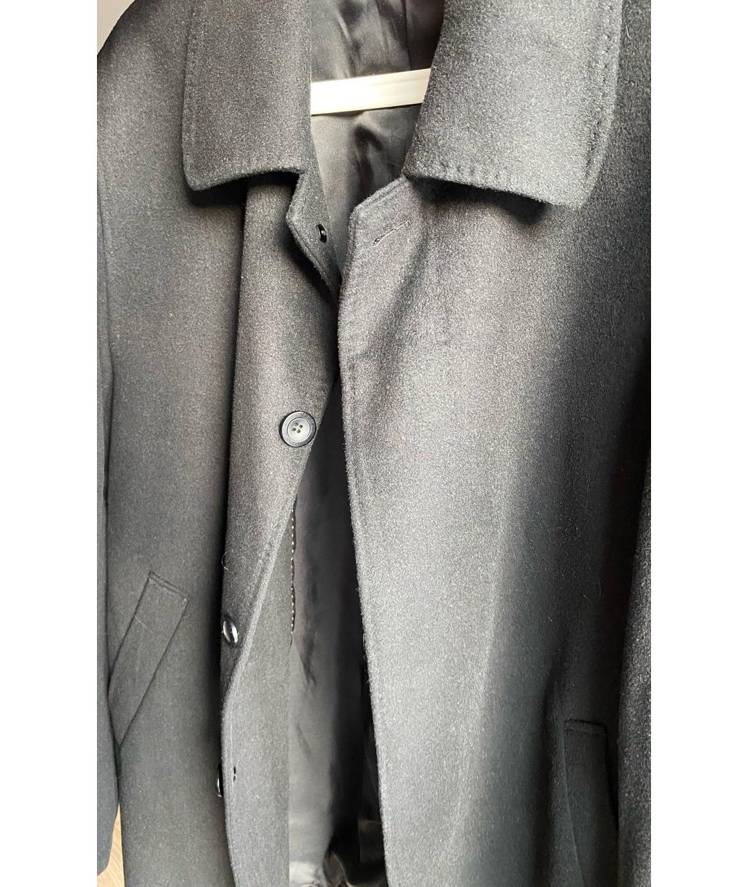 GIORGIO ARMANI Черное кашемировое пальто, фото 4