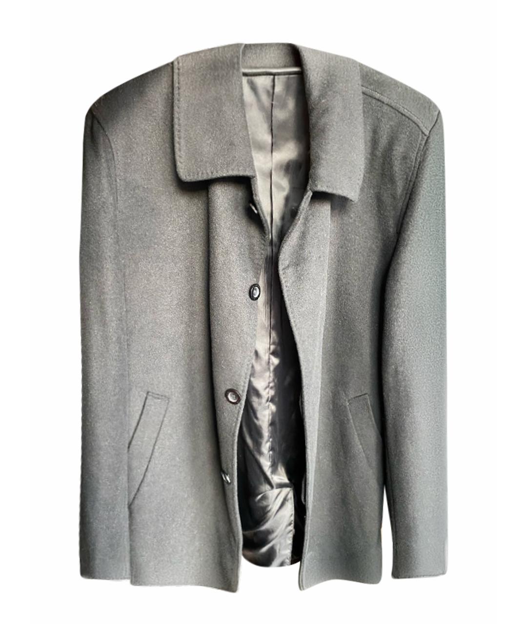 GIORGIO ARMANI Черное кашемировое пальто, фото 1