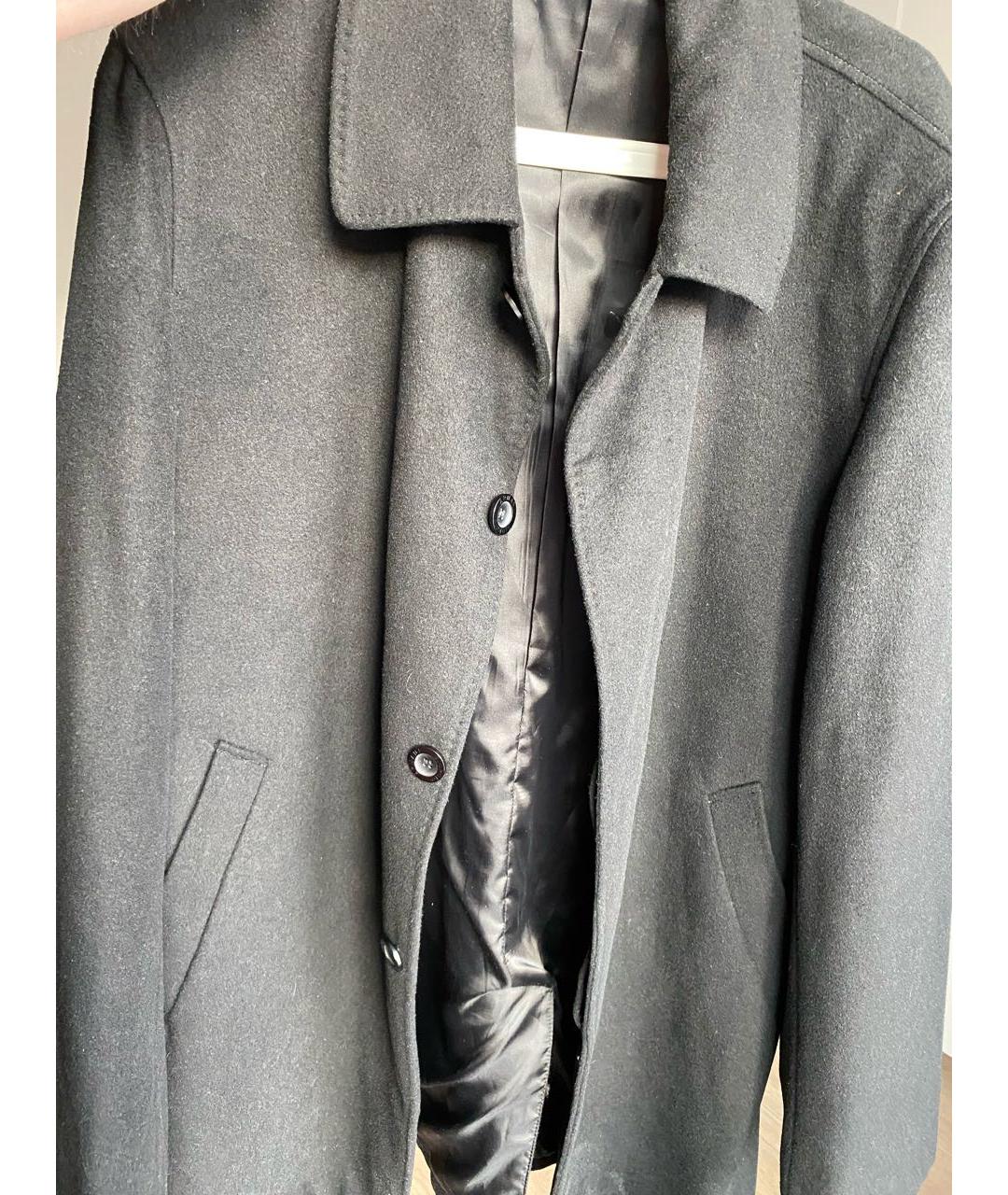 GIORGIO ARMANI Черное кашемировое пальто, фото 9