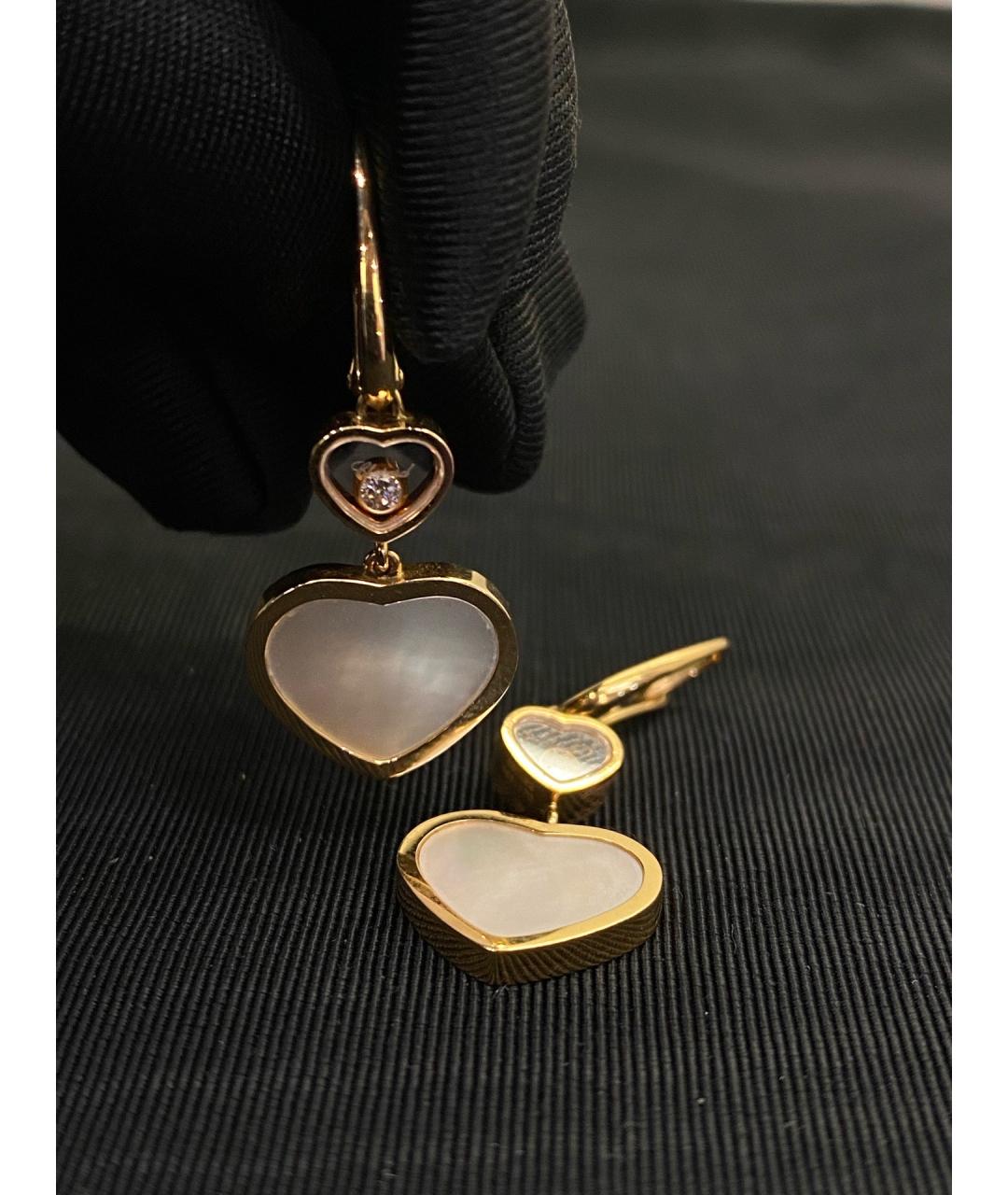 CHOPARD Золотые серьги из розового золота, фото 2
