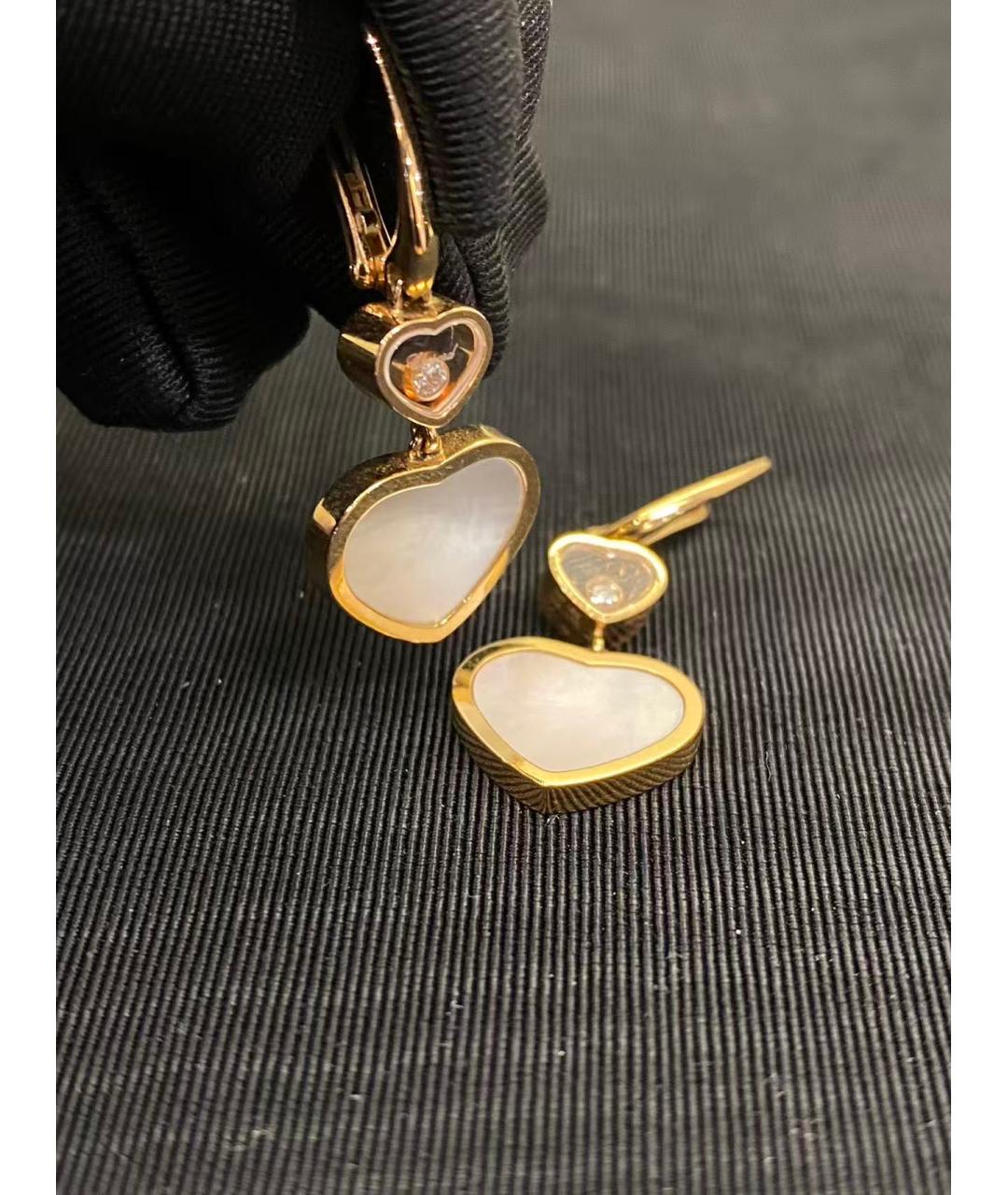 CHOPARD Золотые серьги из розового золота, фото 3